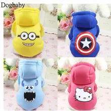D89 New Cute Warm Dog Clothes Autumn Winter Pet Dog Hoodie Coat Soft Cotton Puppy Dog sweater Jacket For Yorkshire Chihuahua