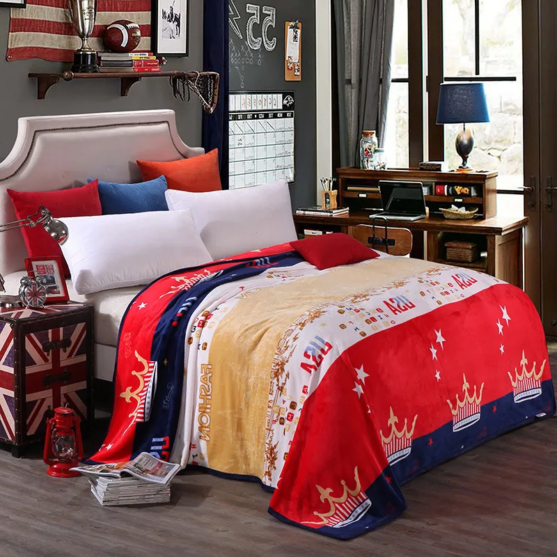 

Super soft cloud velvet blanket Winter thick blanket Office nap air conditioning coral velvet throw blanket Soft Bedsheet