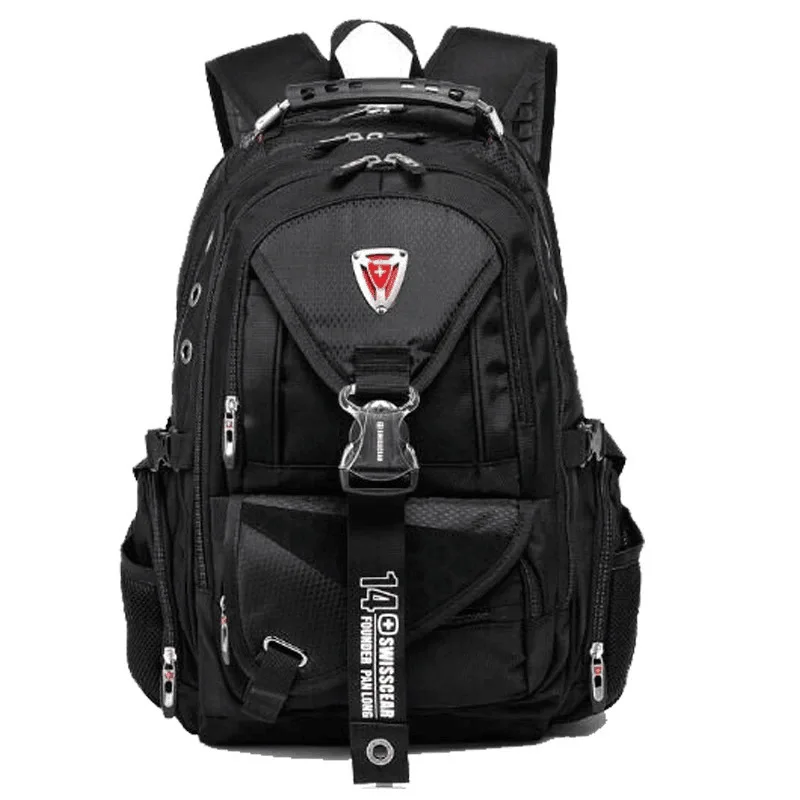 

Raged Sheep Men Laptop Backpack Business Panelled Simple Waterproof Oxford Casual Large Capacity Students Bags Laptop Game Bag