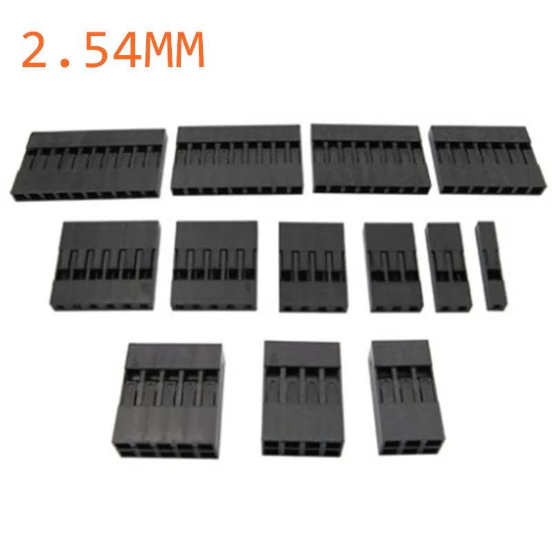1000pcs Dupont Head 2.54mm 4P 1X4P Plastic Shell Pin Connector Jumper Wire Cable Housing Plug Female | Обустройство дома