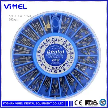 

240 pcs Stainless Steel dental screw post Dental materials Supplies Dental mini screw dental implant materials