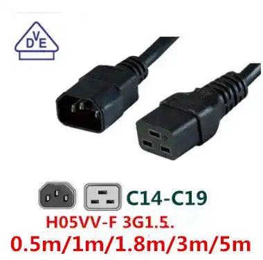 Free Ship Iec32 Computer Cable Power Cord Server Pdu Ups Power