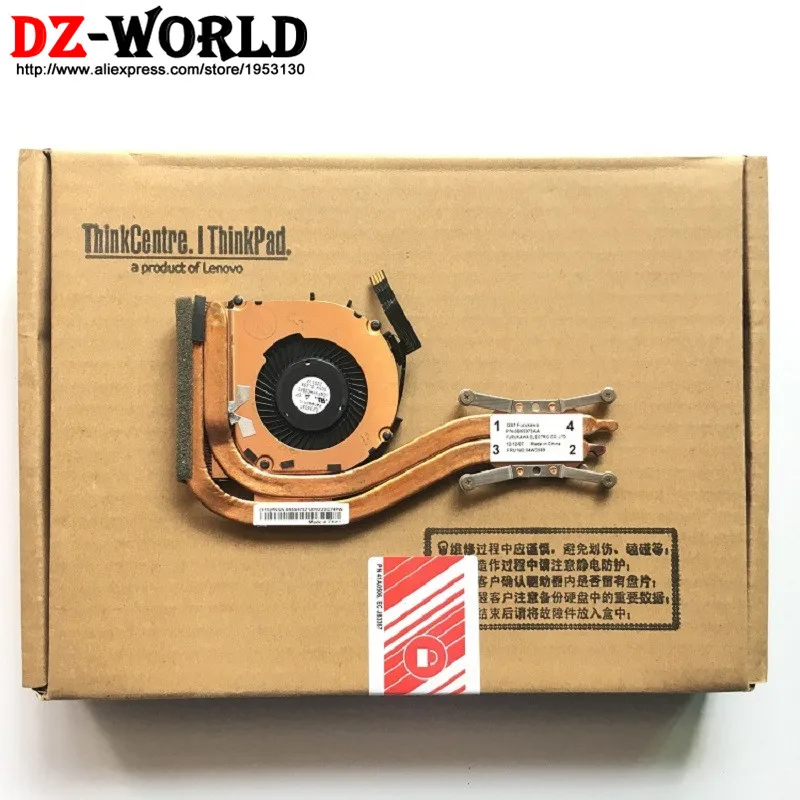 Skup Nowy oryginalny dla Lenovo ThinkPad X1 węgla 1st Gen 1 MT 34XX radiator CPU chłodnica wentylator 04W3589 0B55975AA