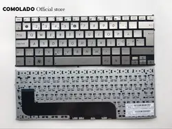 ND Nordic Клавиатура для ноутбука Asus Zenbook UX21 UX21E UX21A серебро без рамки Клавиатура ноутбука ND Layout