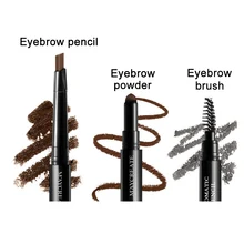 3 в 1 карандаш для бровей для женщин водостойкая кисть для бровей Кисть Для Пудры макияжа Набор HJL2018 для красоты