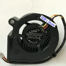 Вентилятор охлаждения процессора для AB05012DX200300 0X12 В 0.15A Вентилятор проектора охлаждения 50x50x20 мм 3 контакта CFM 5,79 об/мин 4700