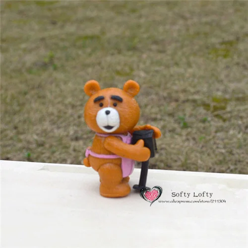 Ted Mans Teddy Bear Mini Figures 6pcs - 4