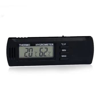 

Hot Sale Original Precision Small Portable Cigar Box Special Use Electronic Temperature Humidity Cigar Hygrometer