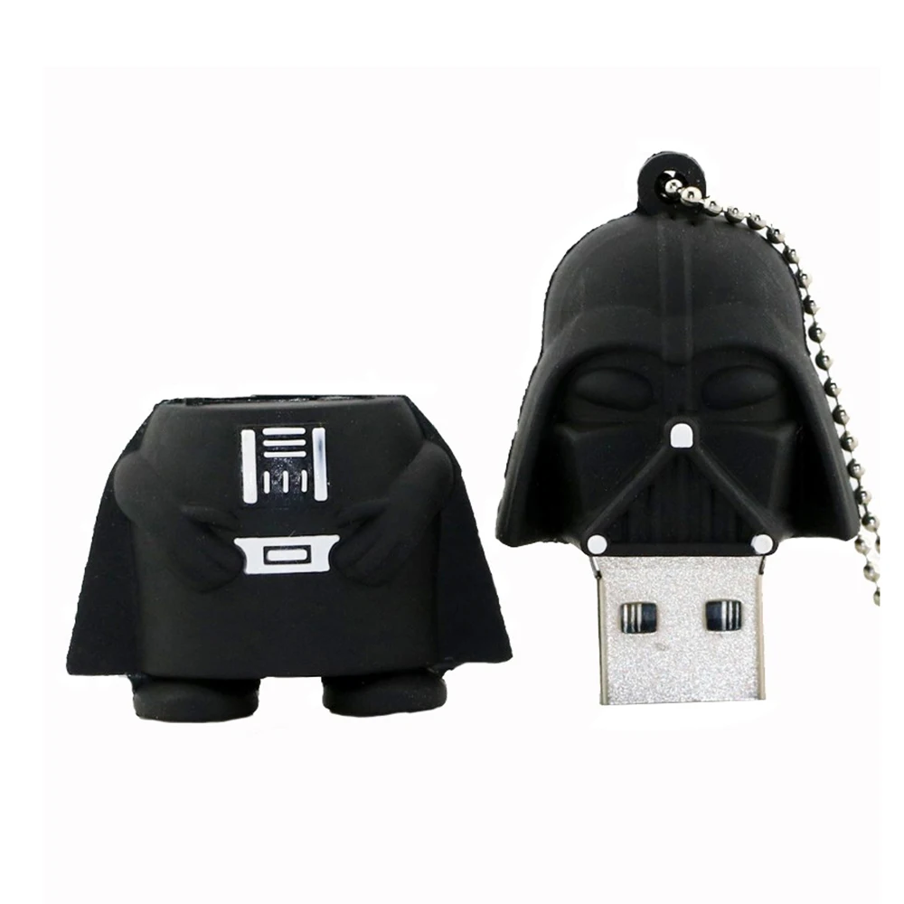 128GB Pen Drive Cartoon Star Wars Usb Flash Drive Darth Vader Memoria Stick 64GB Pendrive 32GB 16GB 8GB 4GB External Storage