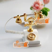 Мини кукольный домик мини-мебель аксессуары для ванной комнаты под старину класса люкс в западном стиле телефона Классический