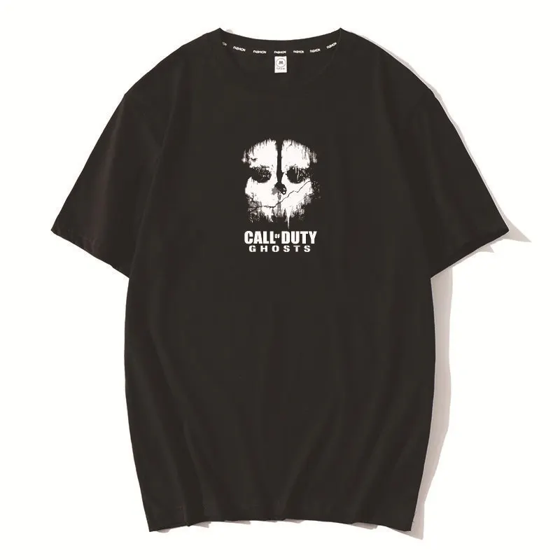 Wrion Футболка женская 2019 вызов DUTY Ghost mask напечатаны забавные летние 100% хлопок