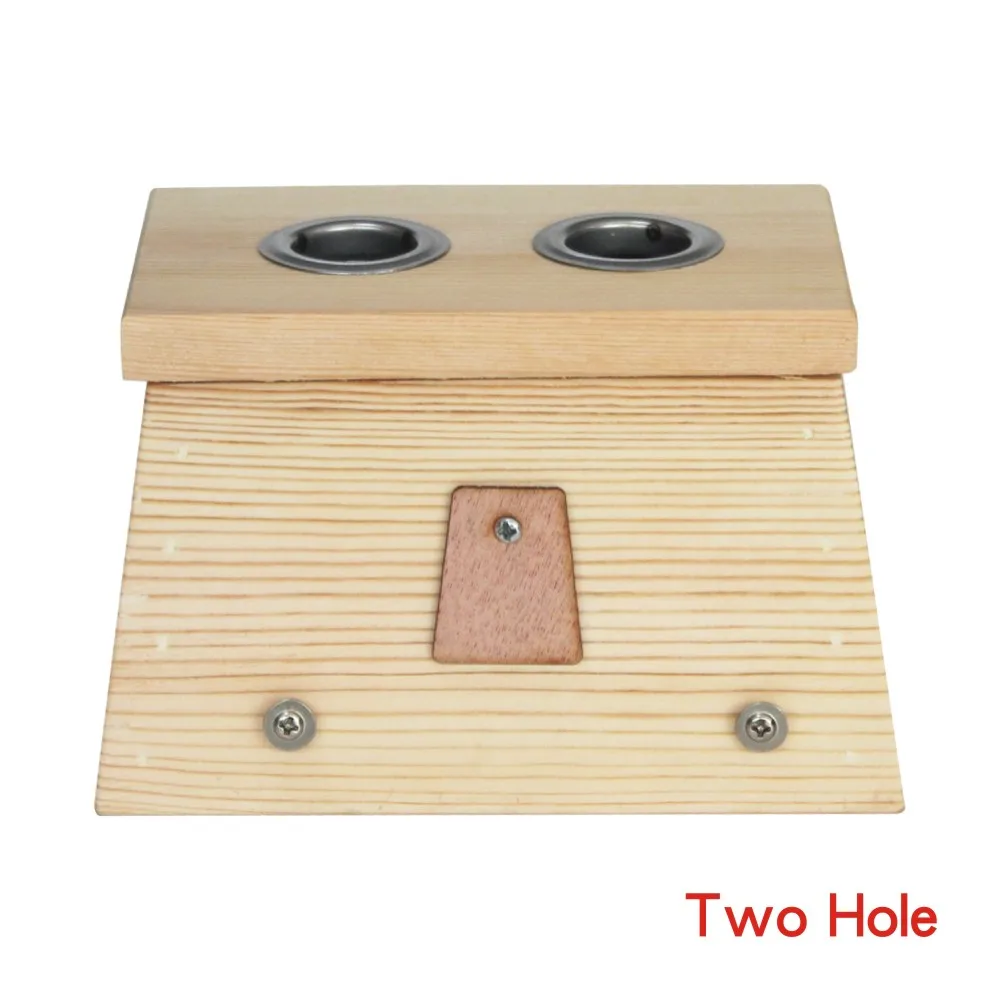 Two-hole moxibustion box for three years, five years and seven years, moxibustion and physiotherapy 10 volumes three years five years ten years pure moxibustion bar massage furnace set and moxibustion physiotherapy