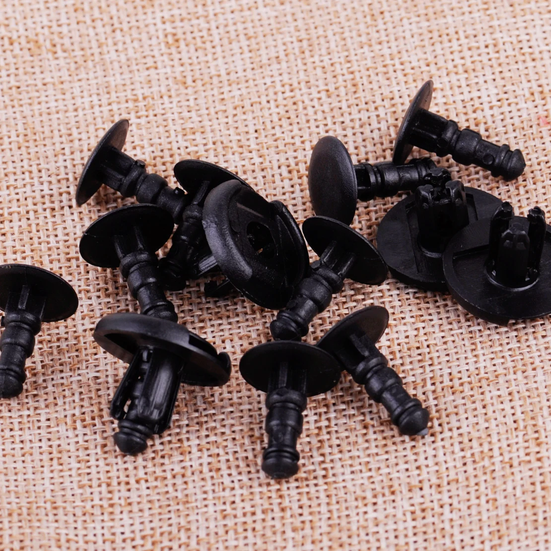 

CITALL 50pcs Fender Splash Shield Clips Push Rivet Fastener Retainer For Mazda 2 3 6 CX-7 MX-5 Suzuki 7mm 9S9AK07332 0940907332