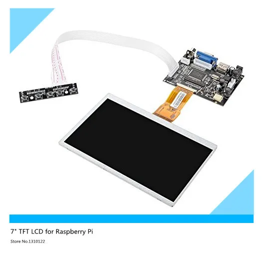TFT-монитор с ЖК-дисплеем 7 дюймов плата драйвера ввода HDMI VGA контроллер для Raspberry Pi |