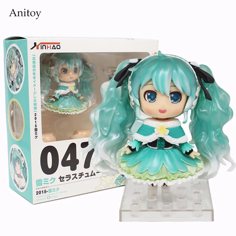 

Hatsune Miku Ver. Snow Miku Nendoroid 047 PVC Anime Action Figure Collectible Toy 10cm KT4087