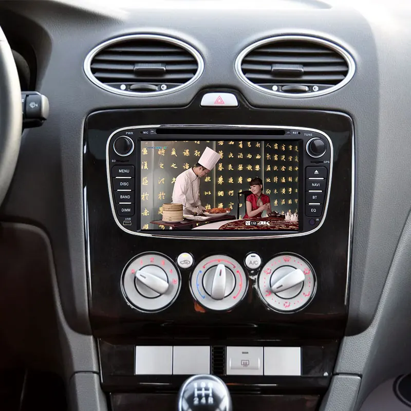 Sale Xonrich 2 Din Car Radio GPS Android 8.1 Car DVD player For Ford Focus 2 Mondeo 4 S-Max C-Max Galaxy Kuga Head Unit Audio OBD2 4G 1