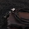 Pendentif en acier inoxydable Viking thor marteau fait à la main, Bracelet en cuir véritable pour hommes, cadeau ► Photo 3/5