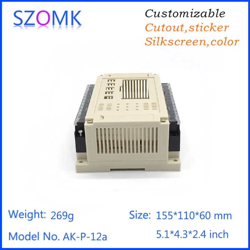 szomk plastic box for electronics project din rail enclosure with connectors terminal blocks electrical plastic outlet boxes control enclosure junction box (16).jpg
