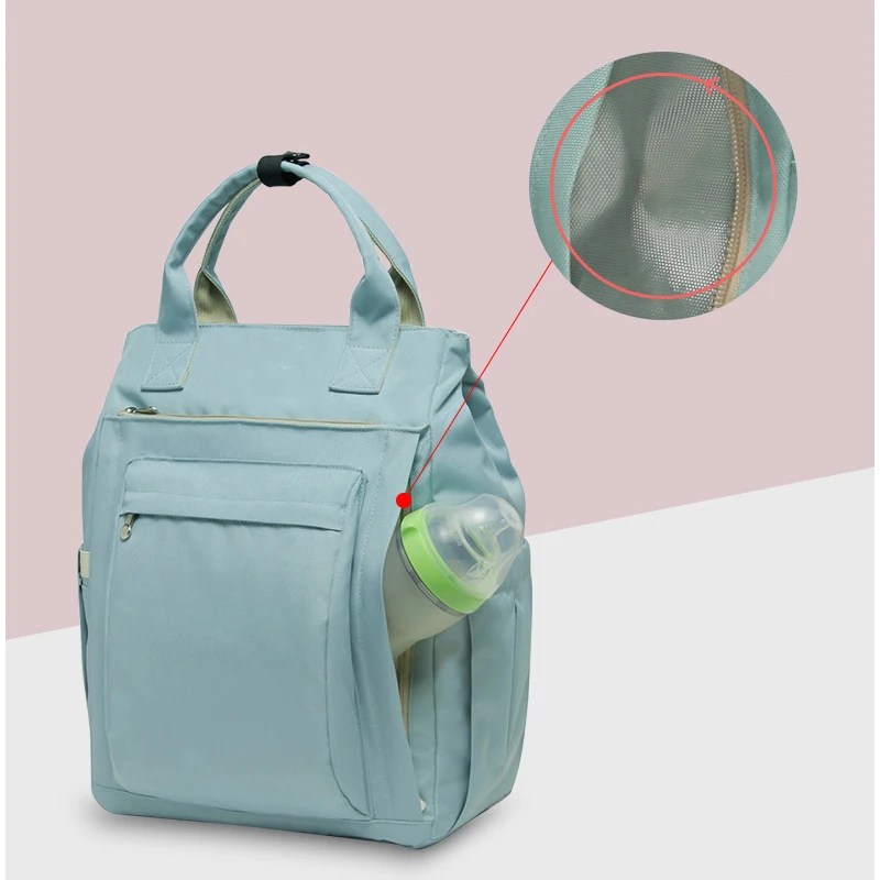 

New Mummy bag shoulder multi-function large capacity mother bag maternal and child package light out diaper bag baby care bag