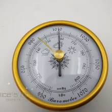 1 шт. качественный анероидный атмосферный Барометр давления воздуха 2-5/6 дюйма Диаметр Круглый циферблат Trac уличный барометр для рыбалки белый
