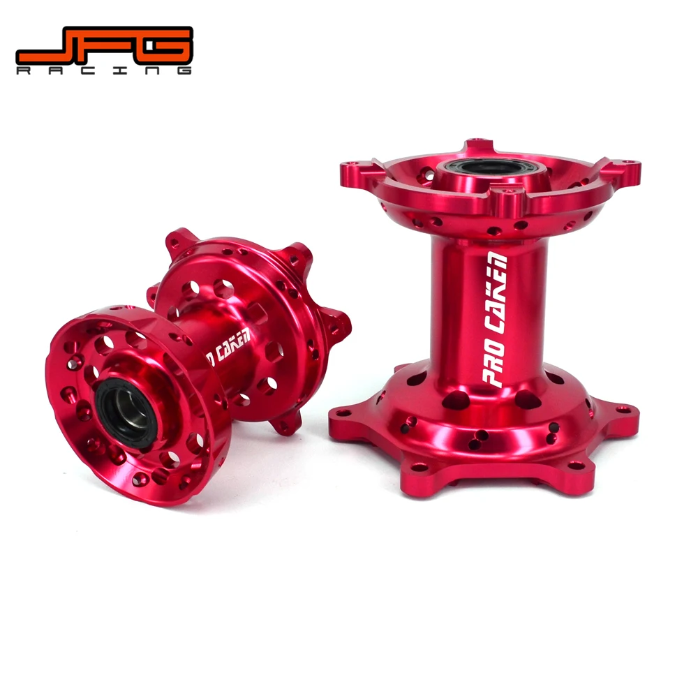 

Motorcycle Billet Red Blue CNC Front And Rear Complete Wheel Hub For HONDA CR125 CR250 CRF250X CRF250R CRF450R CRF450X