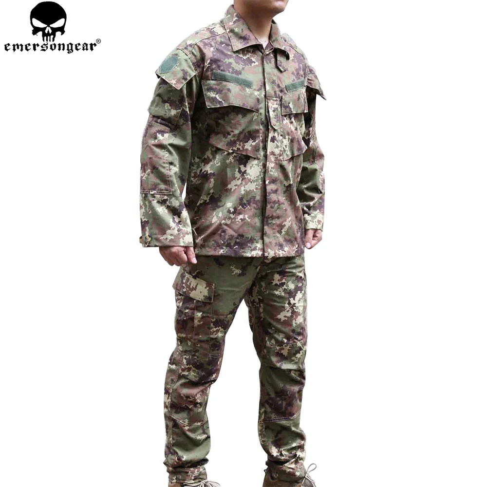 Военный Костюм EMERSONGEAR для страйкбола BDU боевой костюм Италия Vegatata тяжелая охота