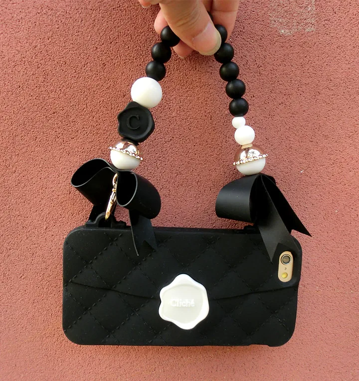 imágenes para Fundas para iphone7 6 4.7 pulgadas 6 más 7 más 5.5 pulgadas 3D Caramelos Cliché Caso de Silicona Bolso Del diseñador cadena de Flor Rosa Bolso imágenes para Fundas para iphone7 6 4.7 pulgadas 6 más 7 más 5.5 pulgadas 3D Caramelos Cliché Caso de Silicona Bolso Del diseñador cadena de Flor Rosa Bolso