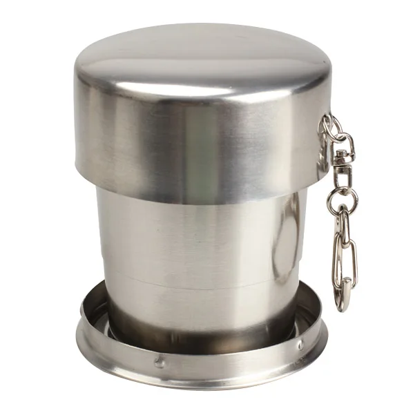 

Foldable Collapsible Thermos Mini Stainless Steel Folding Water Cup For Outdoor Travel Drinking Tools 2018