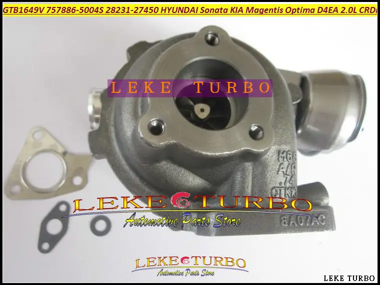 GTB1649V 757886-5004S 757886 28231-27450 Turbo Turbocharger For HYUNDAI Sonata KIA Magentis OPTIMA 2005- D4EA 2.0L CRDi 140HP (1)