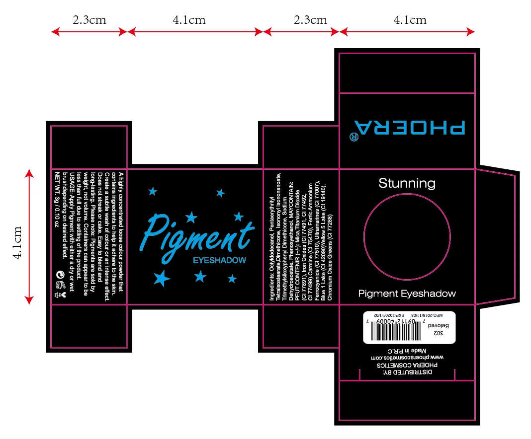 PHOERA металлик Алмаз один цвет Payoff Shimmer Тени для век макияж Палитра блестящая пудра тени для век пигментированные дымчатые веки