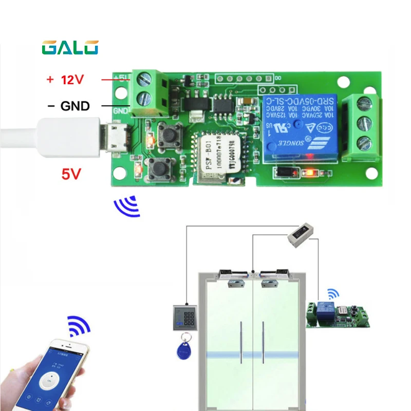 sonoff wifi switch wireless Relay module Smart home Automation for Computer access dc5V/12v~32v Inching/Self-Locking IOS Android sonoff wifi switch wireless Relay module Smart home Automation for Computer access dc5V/12v~32v Inching/Self-Locking IOS Android