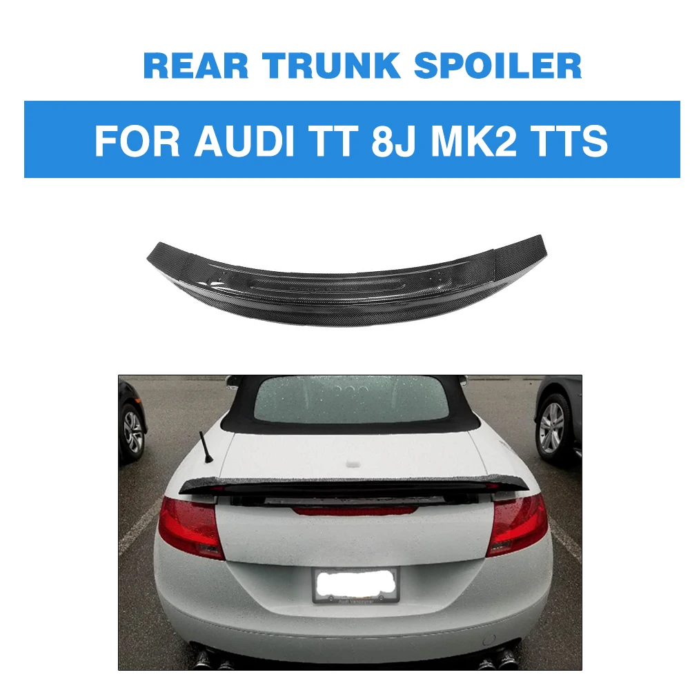 

Carbon Fiber Rear Spoiler Trunk Boot Wing for AUDI TT 8J MK2 TTS Coupe Convertible 2-Door 2008 - 2014 Rear Spoiler Wing Lip