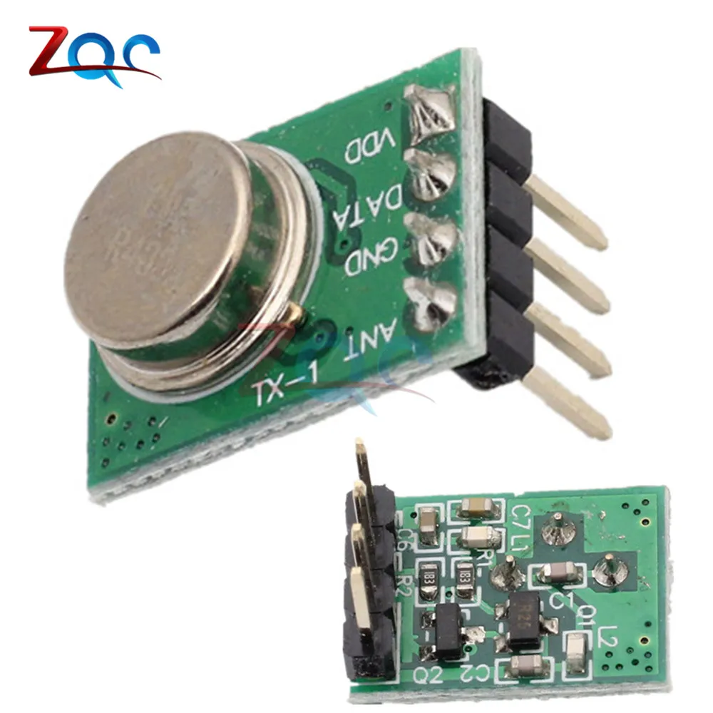 

433Mhz Wireless Transmitter ASK AM FSK DC 3-12V Perfect for Arduino ARM/AVR