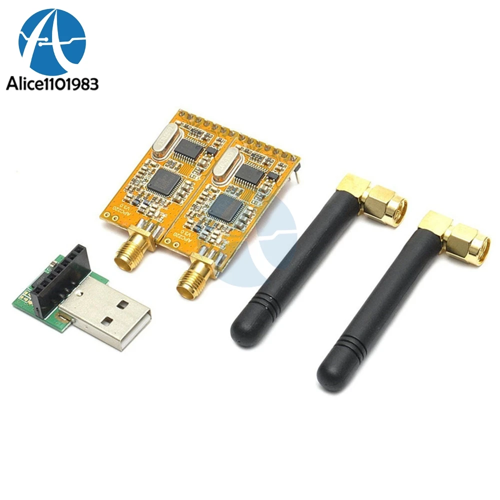 

3.3V-5V Wireless RF Module APC220 Wireless Data Communication USB Converter Module Board Adapter Kit for Arduino