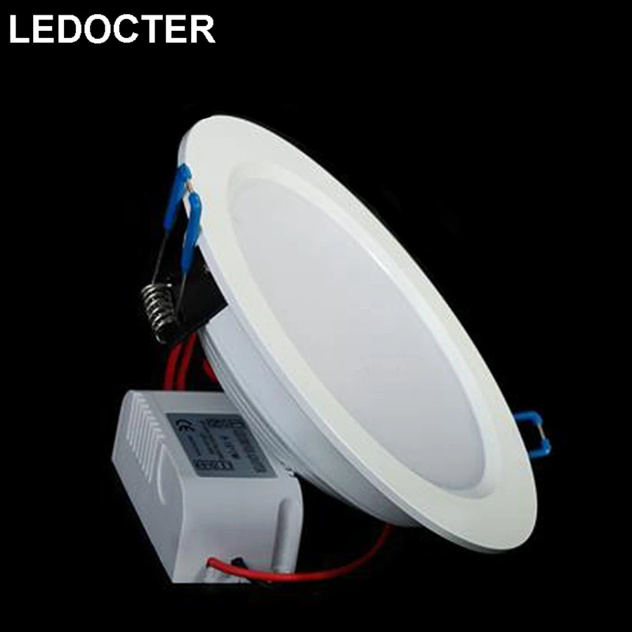 

SMD5730 7W 9W 12W 15W 18W 25W Dimmable LED Downlights+Power Supply Fixture Recessed Ceiling Down Lights House Lamps SAA UL CE