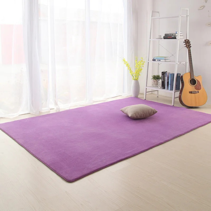 Zeegle коврик для гостиной большой размер ковер современные коврики Нескользящие спальня рядом с ковриками кухня коврики для ванной коврик - Цвет: purple