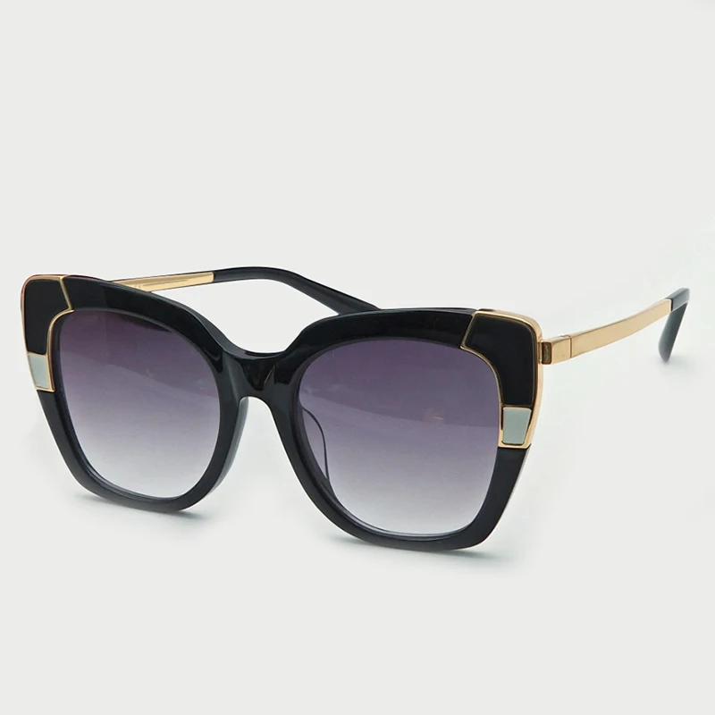 No.1 Sunglasses Квадратные Солнцезащитные очки для Для женщин Брендовая Дизайнерская обувь Высокое качество Óculos де золь Винтаж Мода очки рамка ацетата UV400 объектива - Цвет линз: No.1 Sunglasses