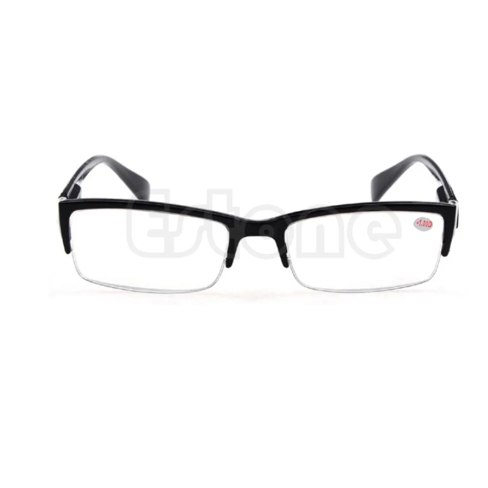 

New Unisex Women Men Clear Semi-rimless Eyeglass Myopia Glasses Black Frames -1 -1.5 -2 -2.5 -3 -3.5 -4 WY2703