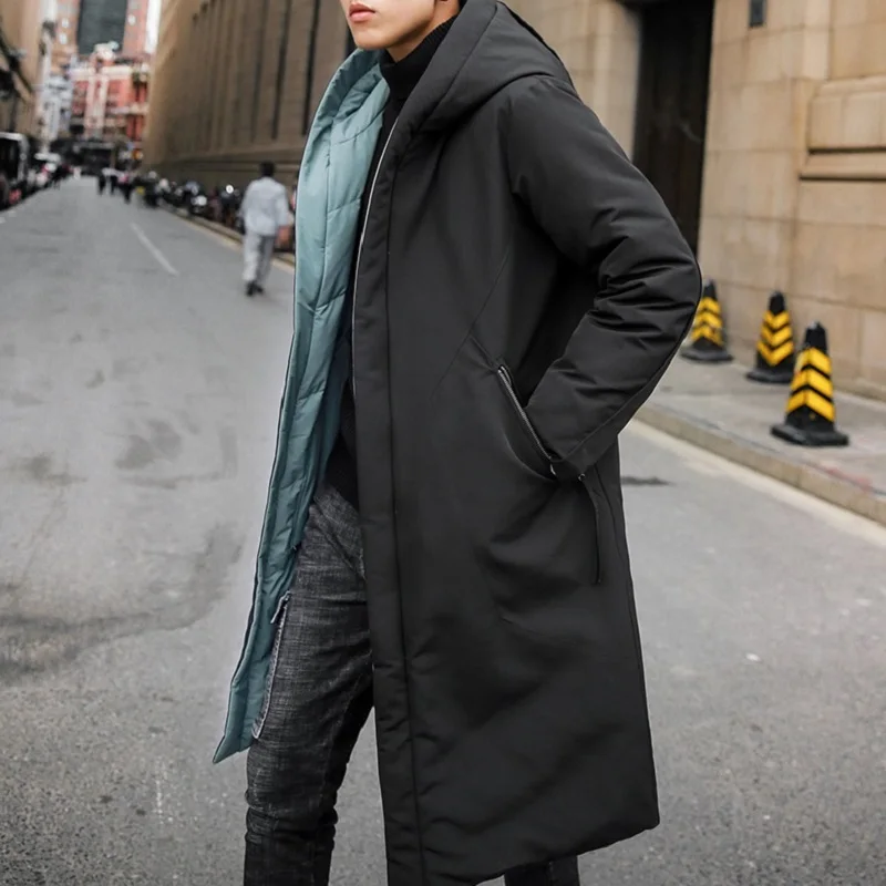 NO.1 DARA 2018 down jacket men brand clothing long winter thick warm duck down jacket male Winter Jacket men Wear on both side NO.1 DARA 2018 down jacket men brand clothing long winter thick warm duck down jacket male Winter Jacket men Wear on both side