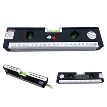 4 в 1 инфракрасный лазерный уровень ночного измерения ленты видения волдыри 2,5 рулетка измерения лазерных линий устройства инструмент для измерения уровня