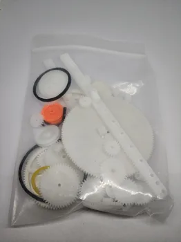 

34 kinds of rack and pinion gear bag toy model pulley plastic worm gear reducer diy kit Free shipping
