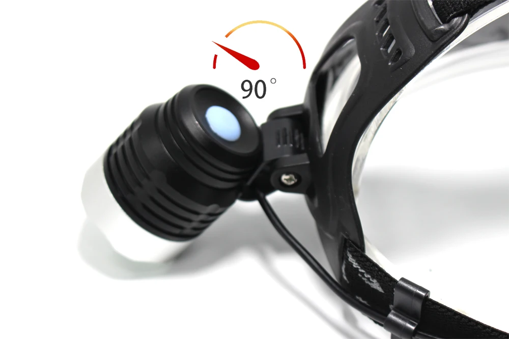 5000 люмен CREE XM L T6 масштабируемый светодиодный налобный фонарь для охоты головной