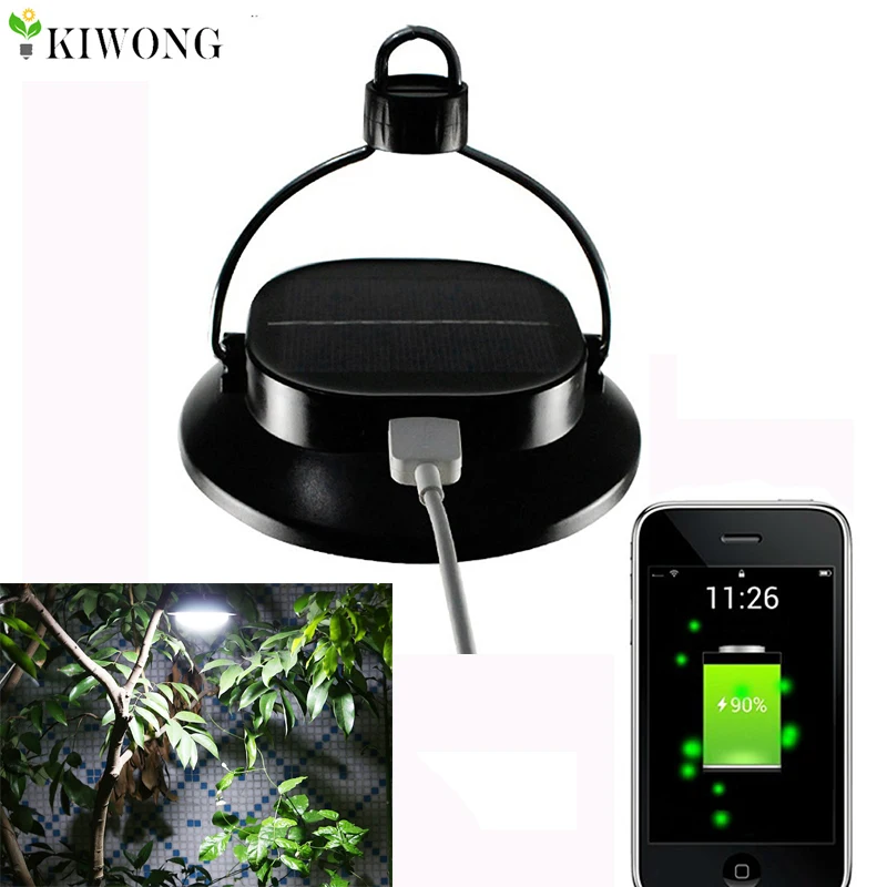 Super Bright Solar Camp Light Outdoor Waterproof 12 led Lighting System