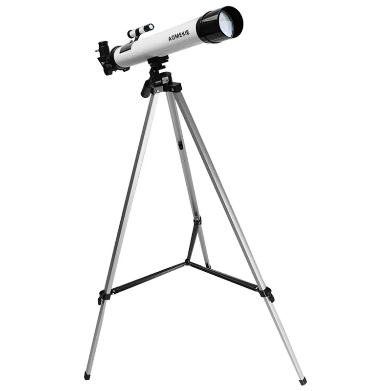 

AOMEKIE 60050 50X/100X Refractor Telescope with Tripod Moon Watching Astronomical Telescope Easy Operation Kids Gift Toy