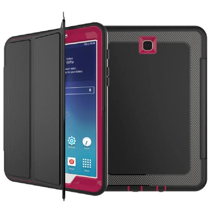 Case For Samsung Galaxy Tab S2 8.0 T710 Cover New Business Smart Sleeping 3-Layer Protection Hybrid Protective Shell