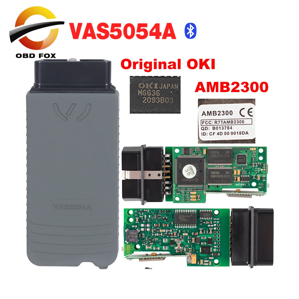 

VAS5054A ODIS V4.3.3 keygen Full Chip Original OKI Auto OBD2 Diagnostic Tool VAS5054 VAS 5054A Bluetooth Auto diagnostic tool