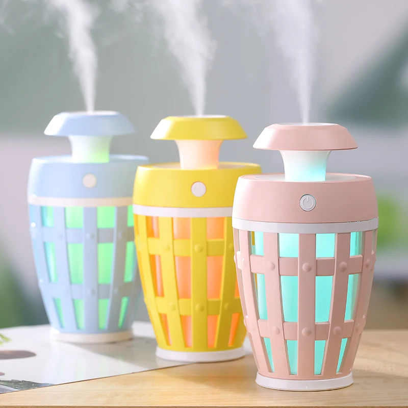 

Ultrasonic Air Humidifier Essential Oil Diffuser With 7 Color LED Lights Electric Aromatherapy USB Humidifier Car Aroma Diffuser