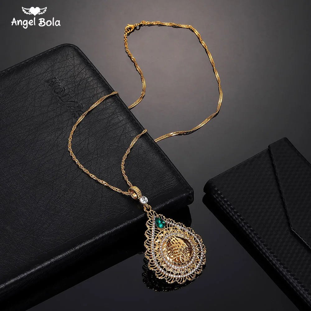 Длинная монета ожерелье для женщин ислам мусульманские Арабские монеты ювелирные изделия, золото цвет Egyption Ближний Восток Турция Лира