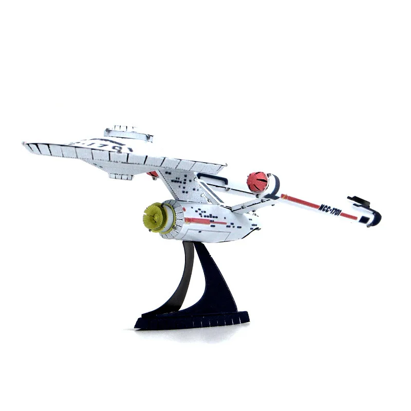 

Star Trek USS Enterprise NCC Multicolor 3D Puzzle Metal Model Special Spaceship Model Spaceship Toys