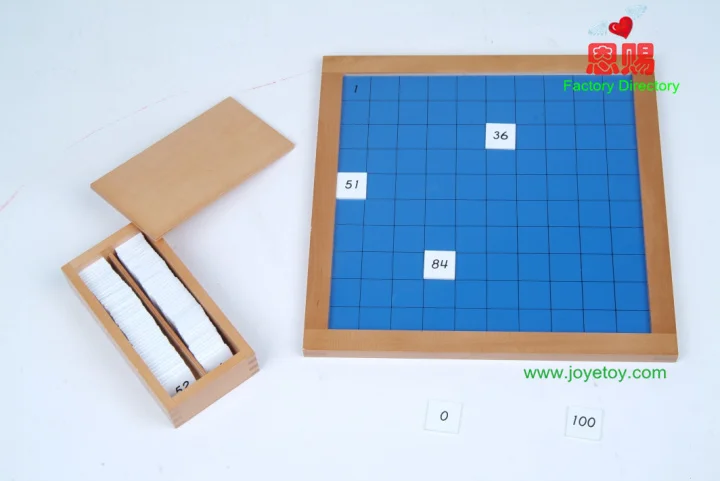 

5020Hundred board montessori materials Non-Toxic set home school educational earning toys for children wooden toys